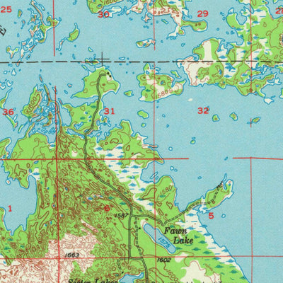 Mercer, WI (1955, 62500-Scale) Map by United States Geological Survey ...