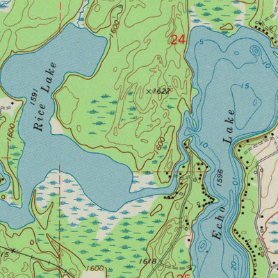 United States Geological Survey Mercer, WI (1973, 24000-Scale) digital map