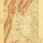 United States Geological Survey Mercersburg, PA (1902, 62500-Scale) digital map