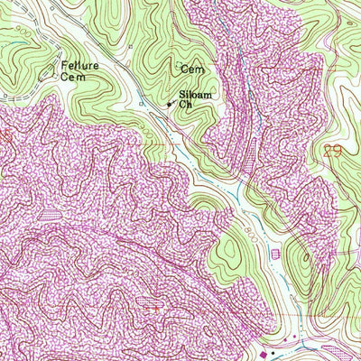 United States Geological Survey Mercerville, OH (1961, 24000-Scale) digital map