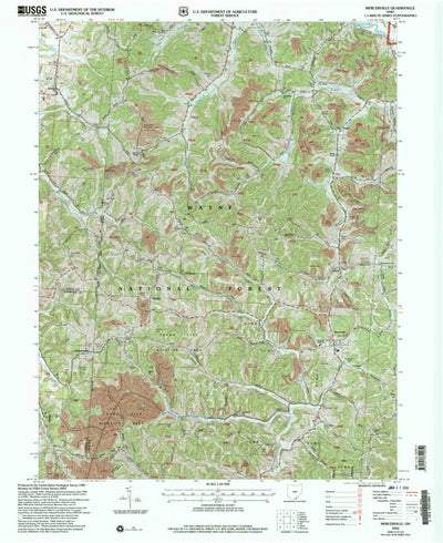 United States Geological Survey Mercerville, OH (2002, 24000-Scale) digital map