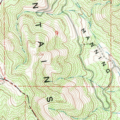 United States Geological Survey Mercur, UT (1968, 24000-Scale) digital map
