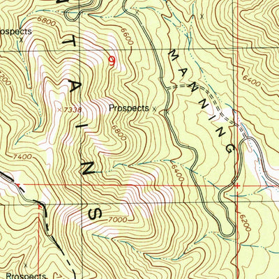 United States Geological Survey Mercur, UT (1997, 24000-Scale) digital map