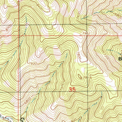 United States Geological Survey Mercur, UT (1997, 24000-Scale) digital map