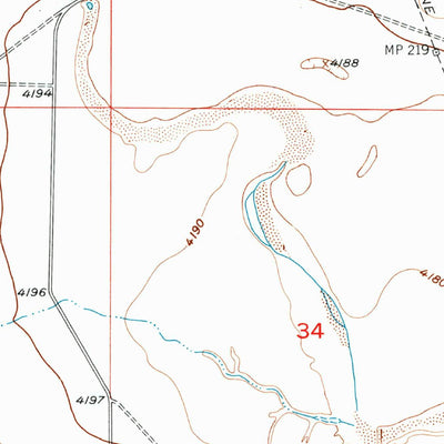 United States Geological Survey Meredith Hill, CO (1954, 24000-Scale) digital map