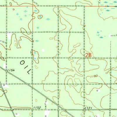 United States Geological Survey Meredith NW, MI (1969, 24000-Scale) digital map