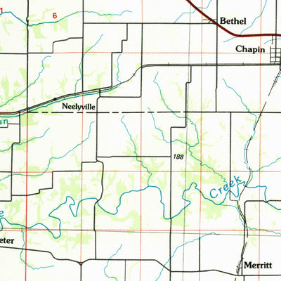 United States Geological Survey Meredosia, IL (1985, 100000-Scale) digital map