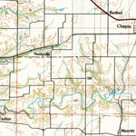 United States Geological Survey Meredosia, IL (1990, 100000-Scale) digital map