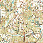 United States Geological Survey Meredosia, IL (1990, 100000-Scale) digital map