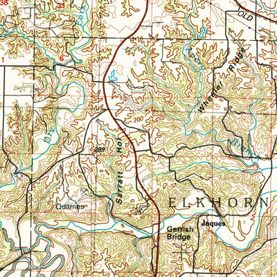 United States Geological Survey Meredosia, IL (1990, 100000-Scale) digital map