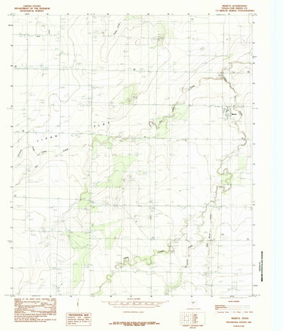 United States Geological Survey Mereta, TX (1984, 24000-Scale) digital map