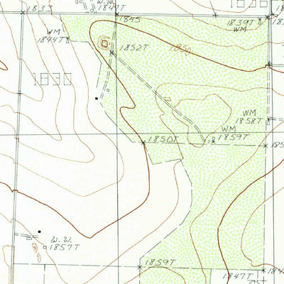 United States Geological Survey Mereta, TX (1984, 24000-Scale) digital map