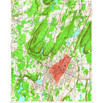 United States Geological Survey Meriden, CT (1955, 24000-Scale) digital map