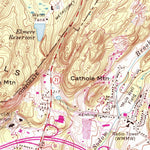 United States Geological Survey Meriden, CT (1967, 24000-Scale) digital map