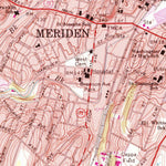 United States Geological Survey Meriden, CT (1967, 24000-Scale) digital map