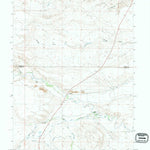 United States Geological Survey Meriden, WY (1990, 24000-Scale) digital map
