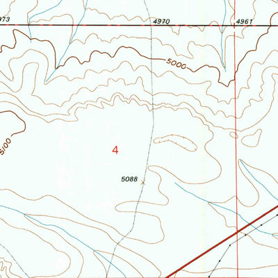 United States Geological Survey Meriden, WY (1990, 24000-Scale) digital map