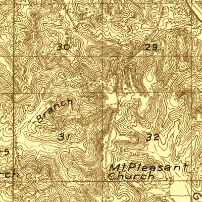 United States Geological Survey Meridian, MS (1921, 48000-Scale) digital map