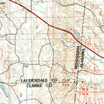 United States Geological Survey Meridian, MS-AL (1984, 100000-Scale) digital map