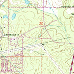 United States Geological Survey Meridian North, MS (1971, 24000-Scale) digital map