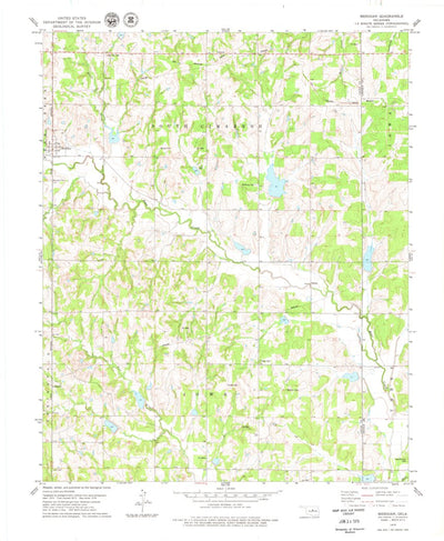 United States Geological Survey Meridian, OK (1978, 24000-Scale) digital map