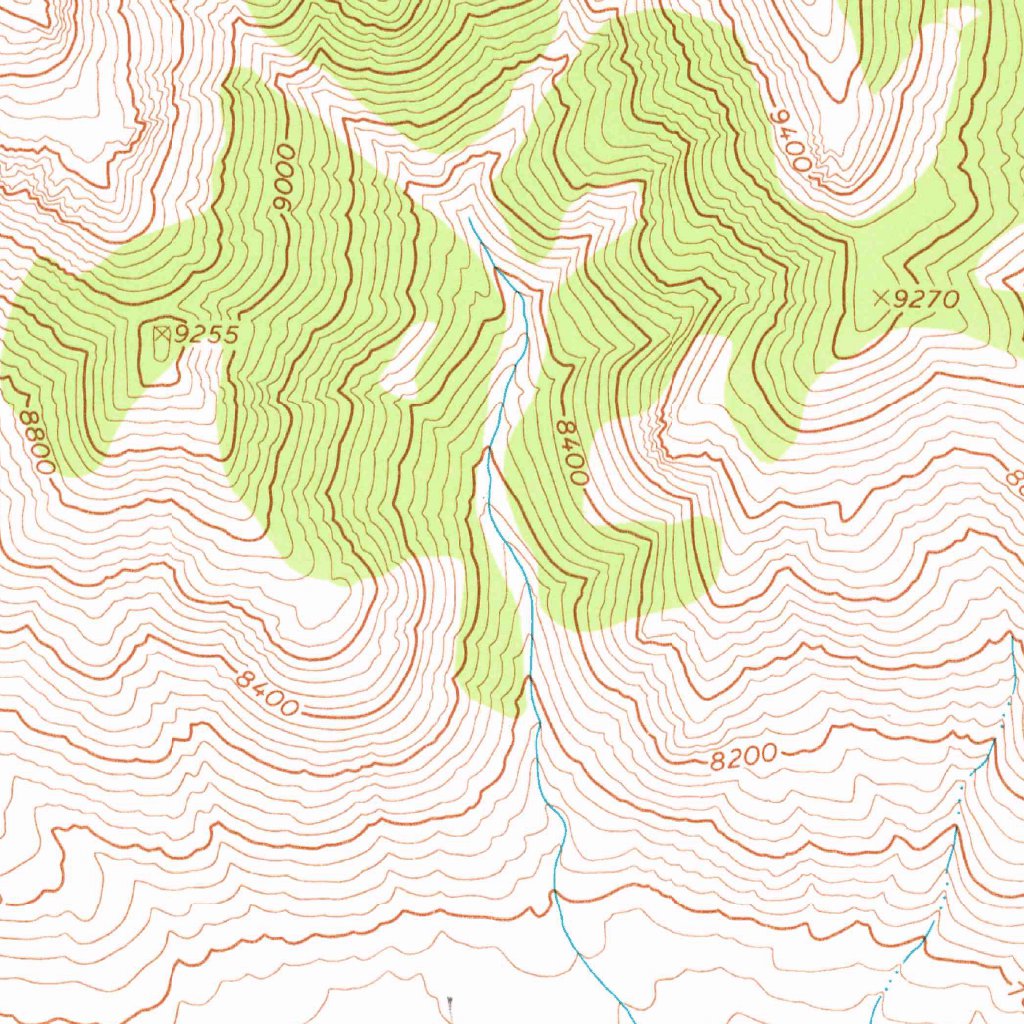 Meridian Peak, ID (1967, 24000-Scale) Map by United States Geological ...