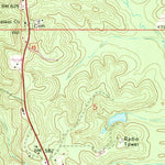 United States Geological Survey Meridian South, MS (1971, 24000-Scale) digital map