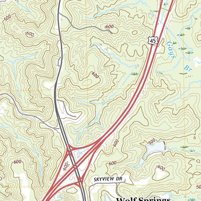 United States Geological Survey Meridian South, MS (2020, 24000-Scale) digital map