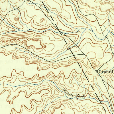 United States Geological Survey Meridian, TX (1894, 125000-Scale) digital map