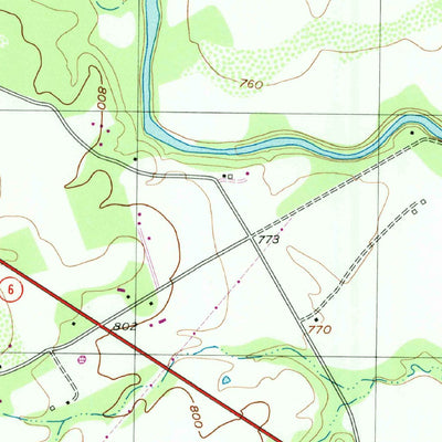 United States Geological Survey Meridian, TX (1955, 24000-Scale) digital map