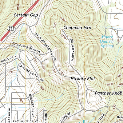 United States Geological Survey Meridianville, AL (2020, 24000-Scale) digital map