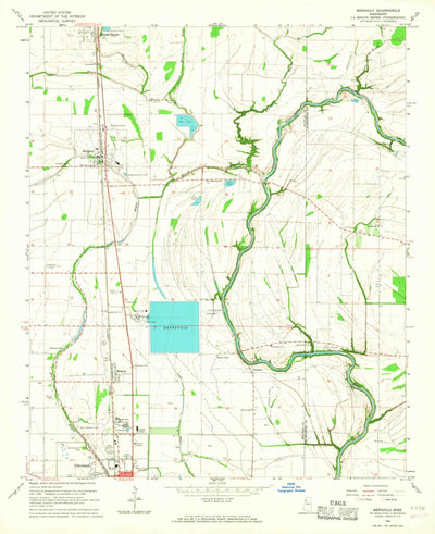 United States Geological Survey Merigold, MS (1966, 24000-Scale) digital map