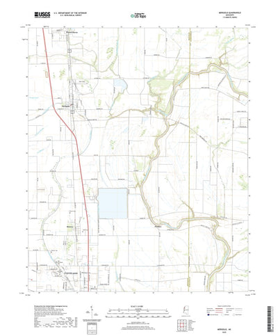 United States Geological Survey Merigold, MS (2020, 24000-Scale) digital map