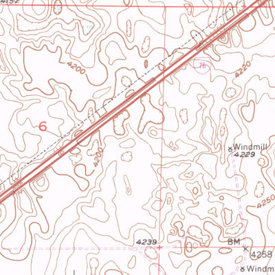 United States Geological Survey Merino SW, CO (1951, 24000-Scale) digital map