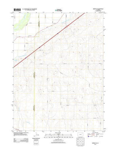 United States Geological Survey Merino SW, CO (2013, 24000-Scale) digital map