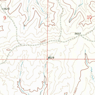United States Geological Survey Merino, WY (1968, 24000-Scale) digital map