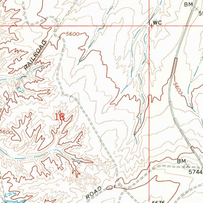 United States Geological Survey Merino, WY (1968, 24000-Scale) digital map