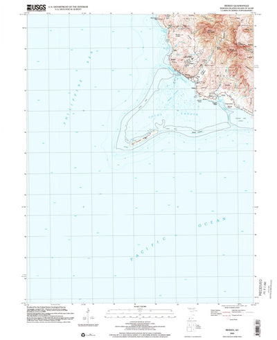 United States Geological Survey Merizo, GU (2000, 24000-Scale) digital map