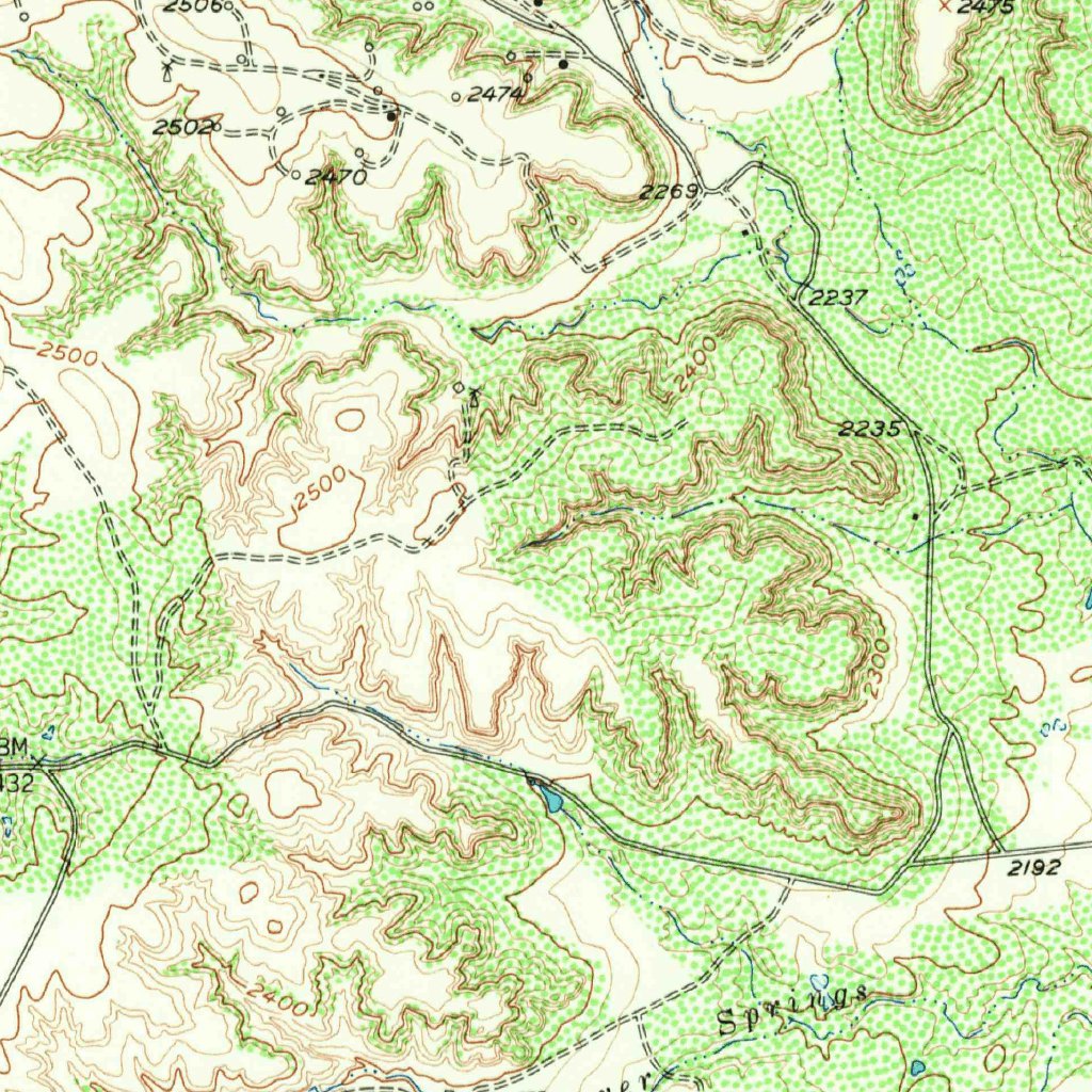 Merkel, TX (1957, 62500-Scale) Map by United States Geological Survey ...