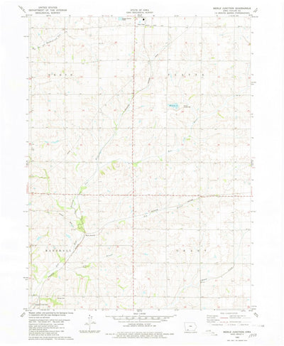 United States Geological Survey Merle Junction, IA (1980, 24000-Scale) digital map