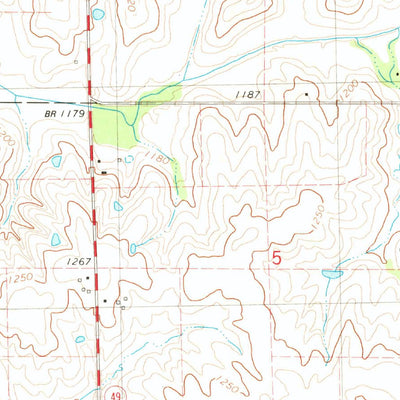 United States Geological Survey Merle Junction, IA (1980, 24000-Scale) digital map