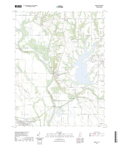 United States Geological Survey Merom, IN (2022, 24000-Scale) digital map