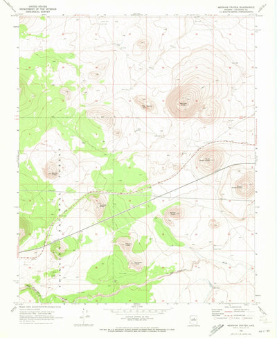 United States Geological Survey Merriam Crater, AZ (1969, 24000-Scale) digital map