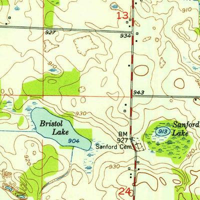 United States Geological Survey Merriam, IN (1951, 24000-Scale) digital map