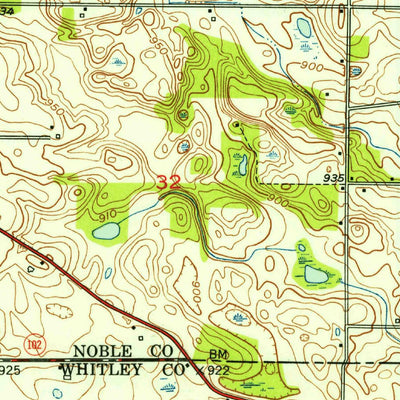 United States Geological Survey Merriam, IN (1951, 24000-Scale) digital map