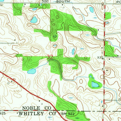 United States Geological Survey Merriam, IN (1965, 24000-Scale) digital map