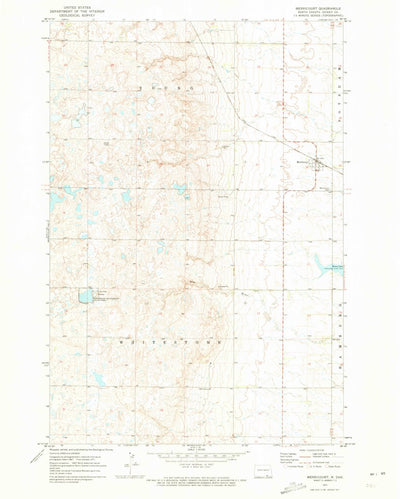 United States Geological Survey Merricourt, ND (1971, 24000-Scale) digital map