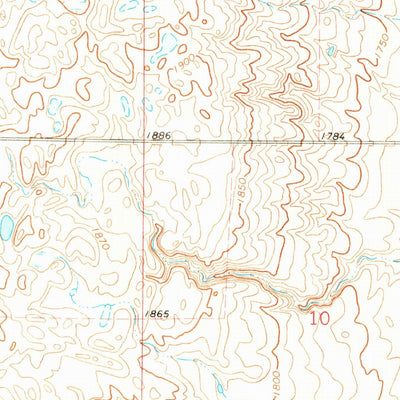 United States Geological Survey Merricourt, ND (1971, 24000-Scale) digital map