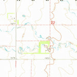 United States Geological Survey Merricourt SE, ND (1971, 24000-Scale) digital map