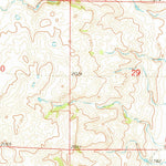 United States Geological Survey Merricourt SE, ND (1971, 24000-Scale) digital map